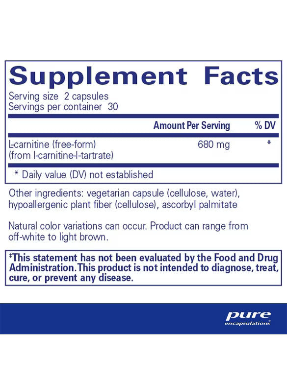L-Carnosine Pure 60 CAPS